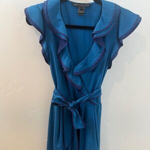 Blue ruffle Marc Jacobs dress 6